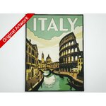 3D_printed_travel_poster_of_Italy_with_frame