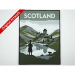 3D_printed_travel_poster_of_Scotland_with_frame