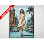 affiche_poster_pinup_mumbai_imprimee_en_3d_avec_cadre