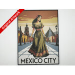 affiche_poster_pinup_mexico_imprimee_en_3d_avec_cadre