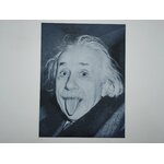 affiche_poster_Albert_Einstein_imprimee_3d_couleur_noir_et_blanc