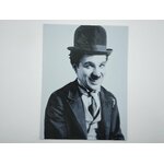 affiche_poster_Charlie_Chaplin_imprimee_3d_couleur_noir_et_blanc