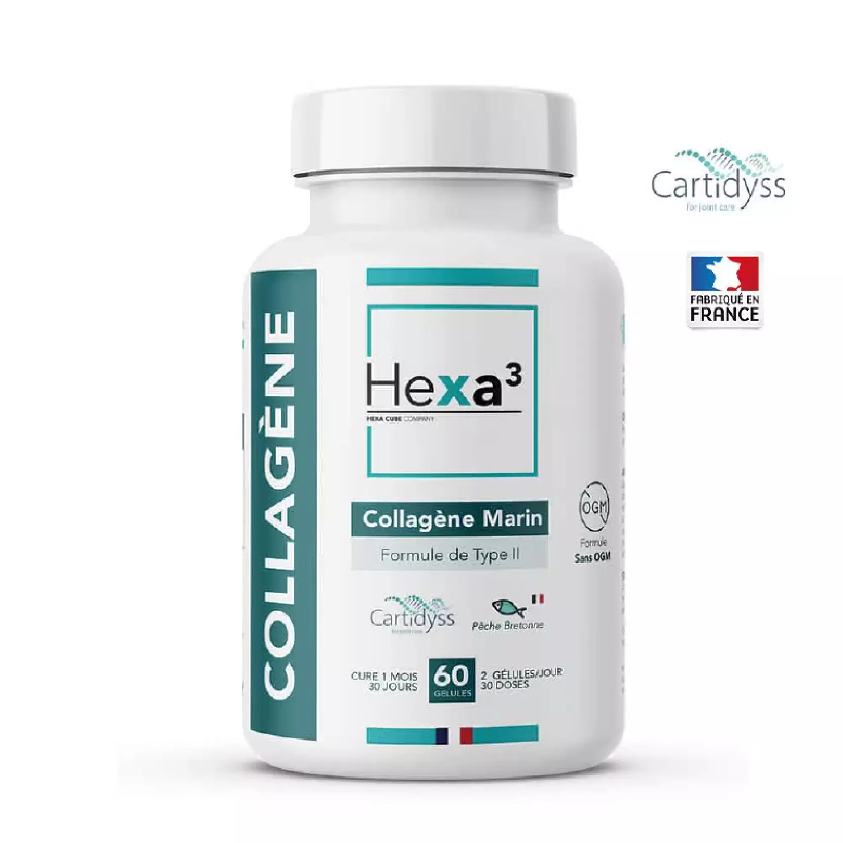 Collagène Marin Cartidyss® Type II — 60 gélules — Nuvaya Shop
