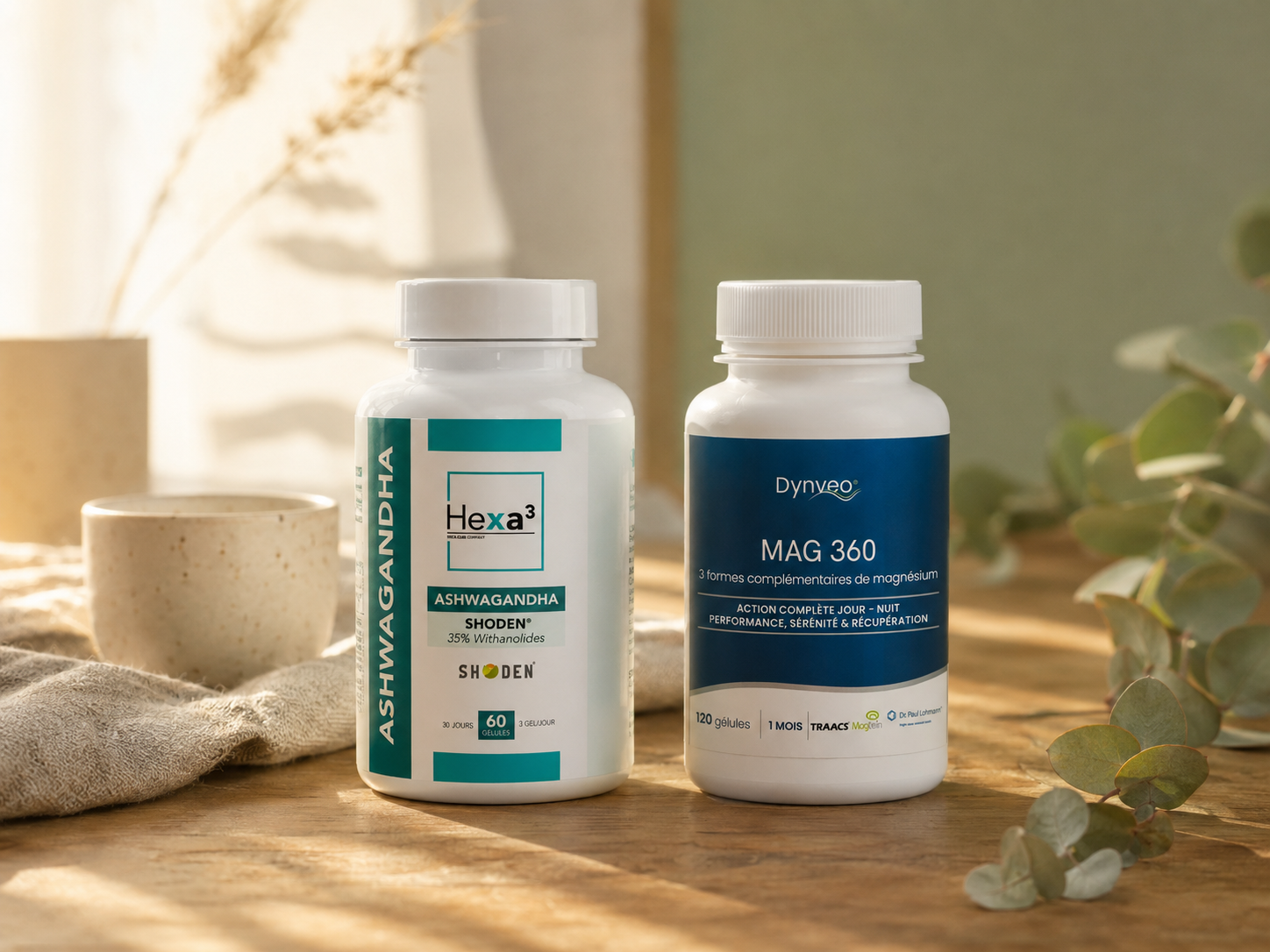 Pack Mon Rituel du Soir — Ashwagandha et Magnésium 360, comment les prendre