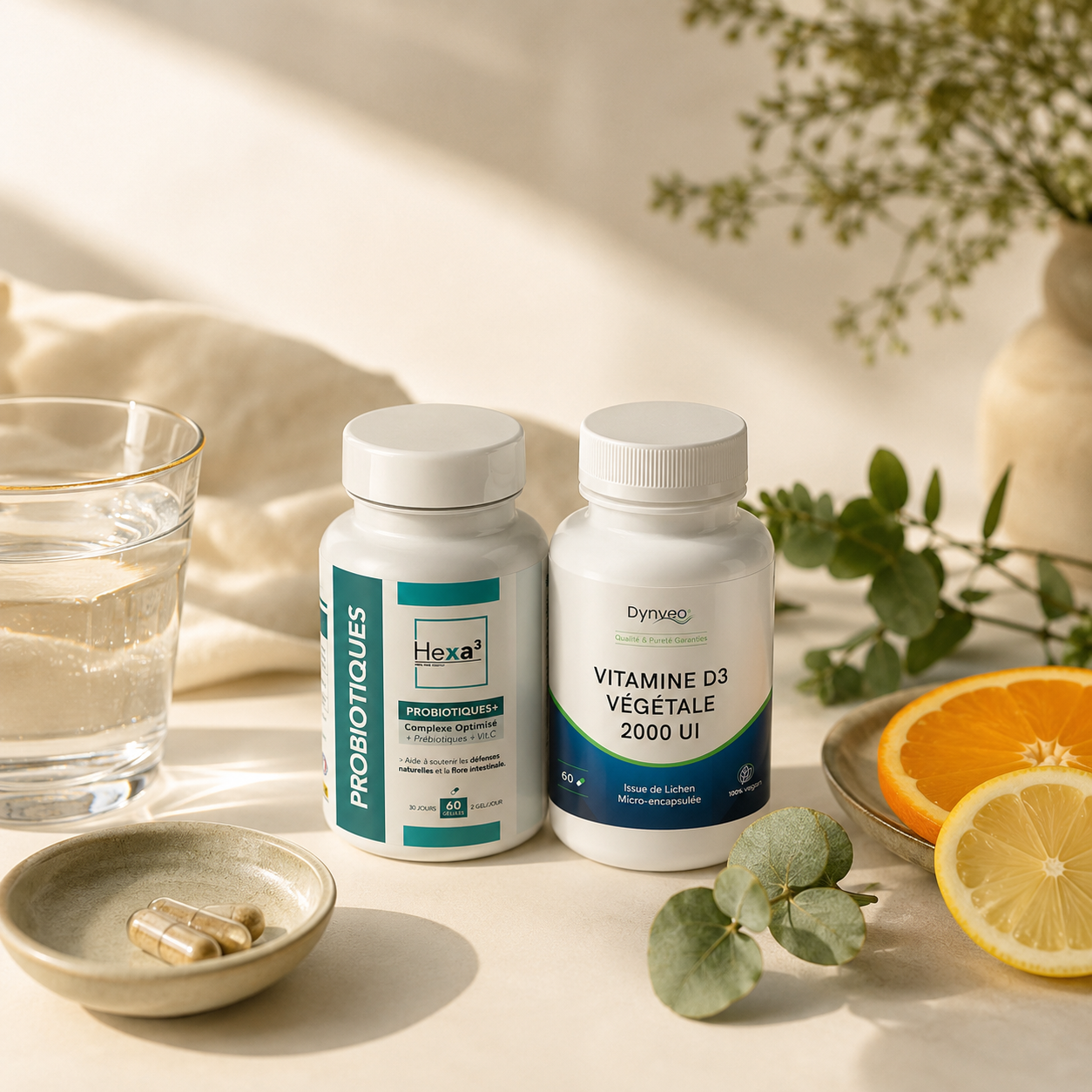Pack Je Me Renforce — Vitamine D3 et Probiotiques+, comment les prendre