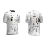 MAILLOT AVENUE DU VELO PSYCHEDELIC MARBLE - WHITE/BLACK