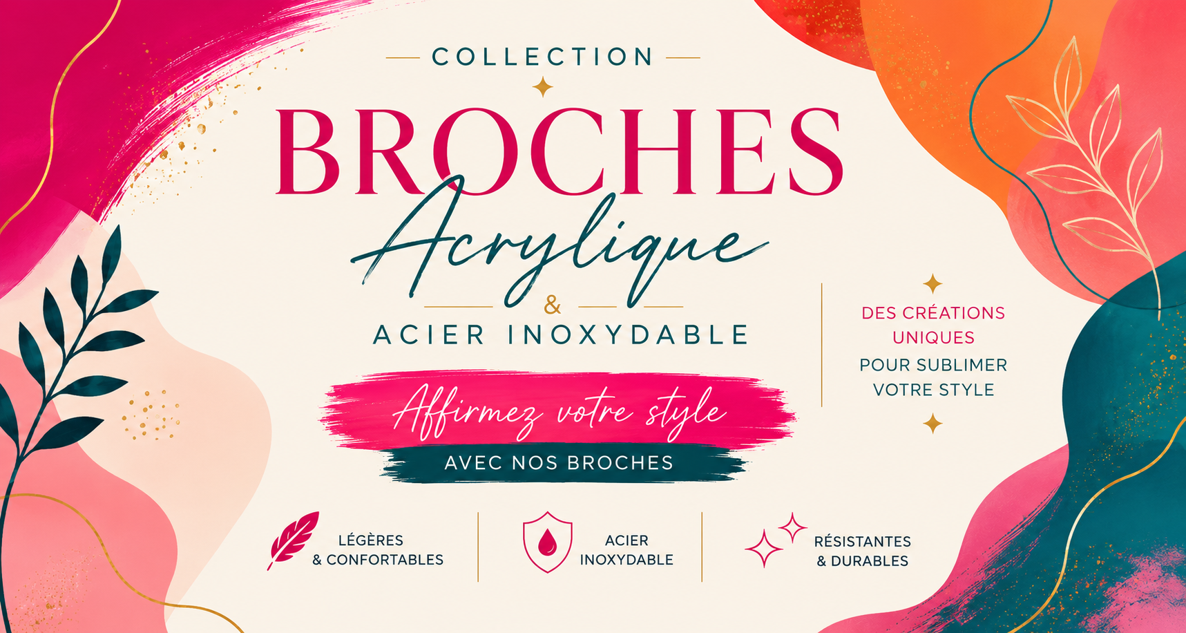 Collection broches taiana bijoux
