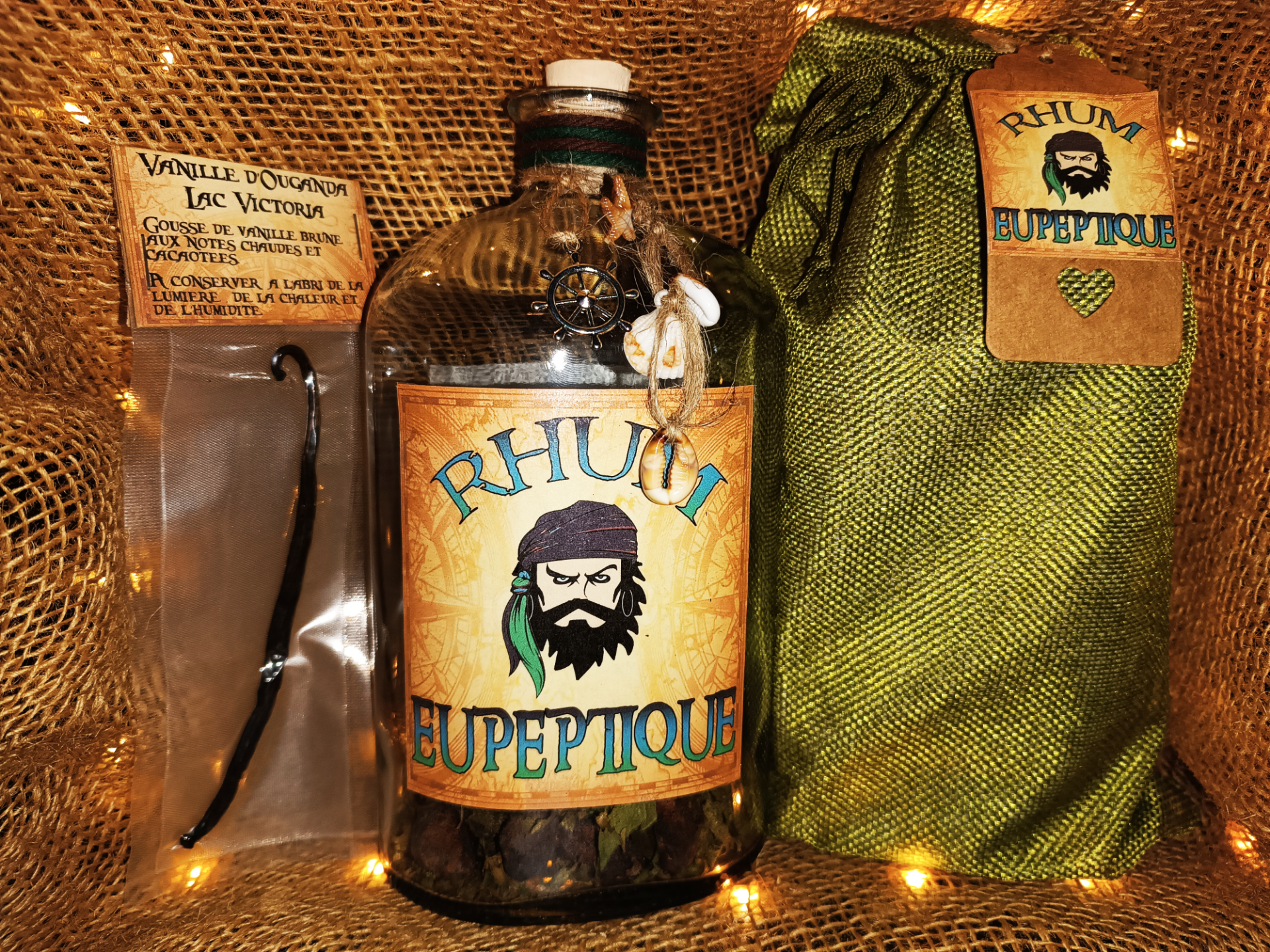 Bouteille 1l rhum arrangé eupeptique