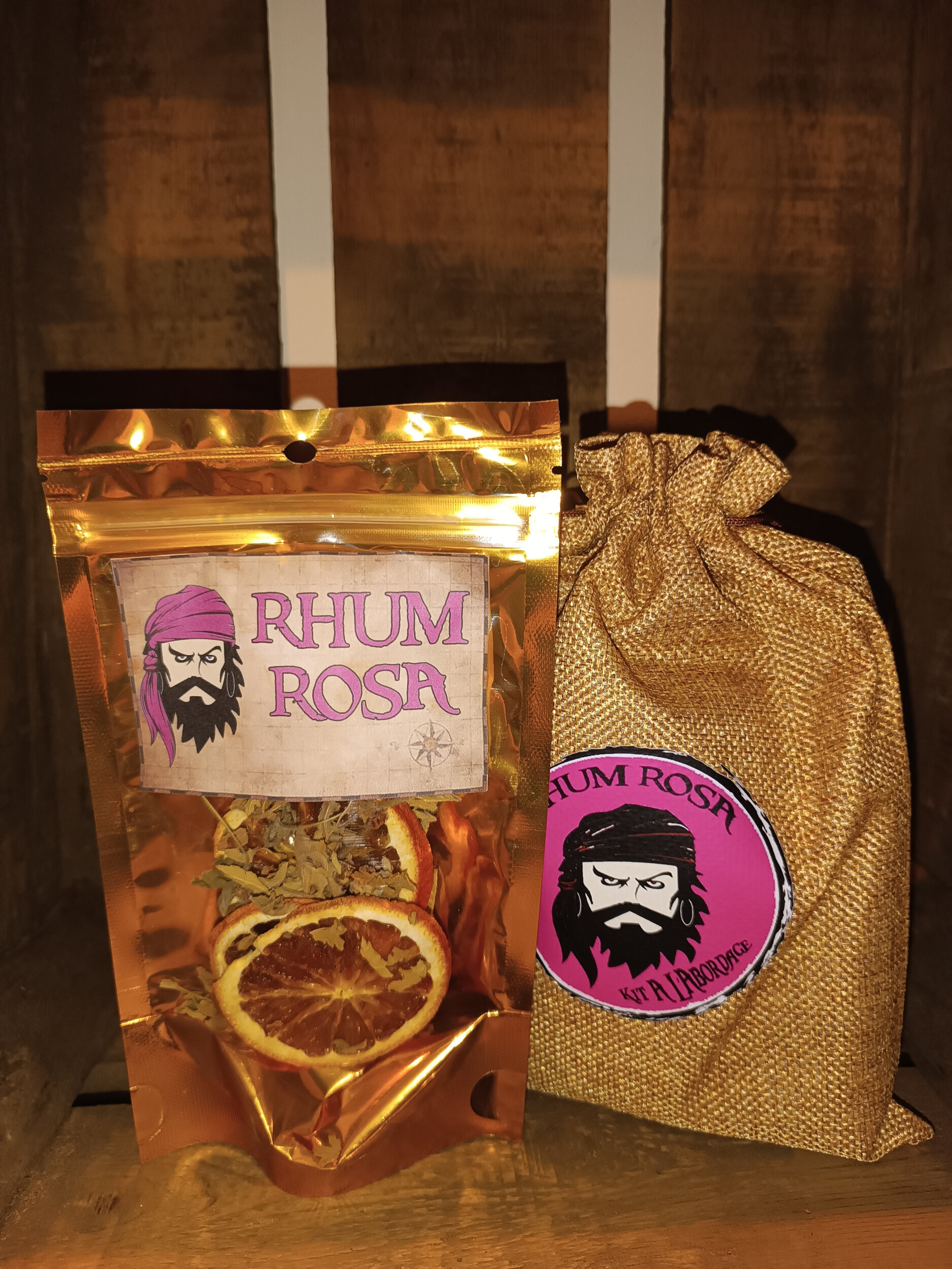 rhum arrangé rosa 1l sachet