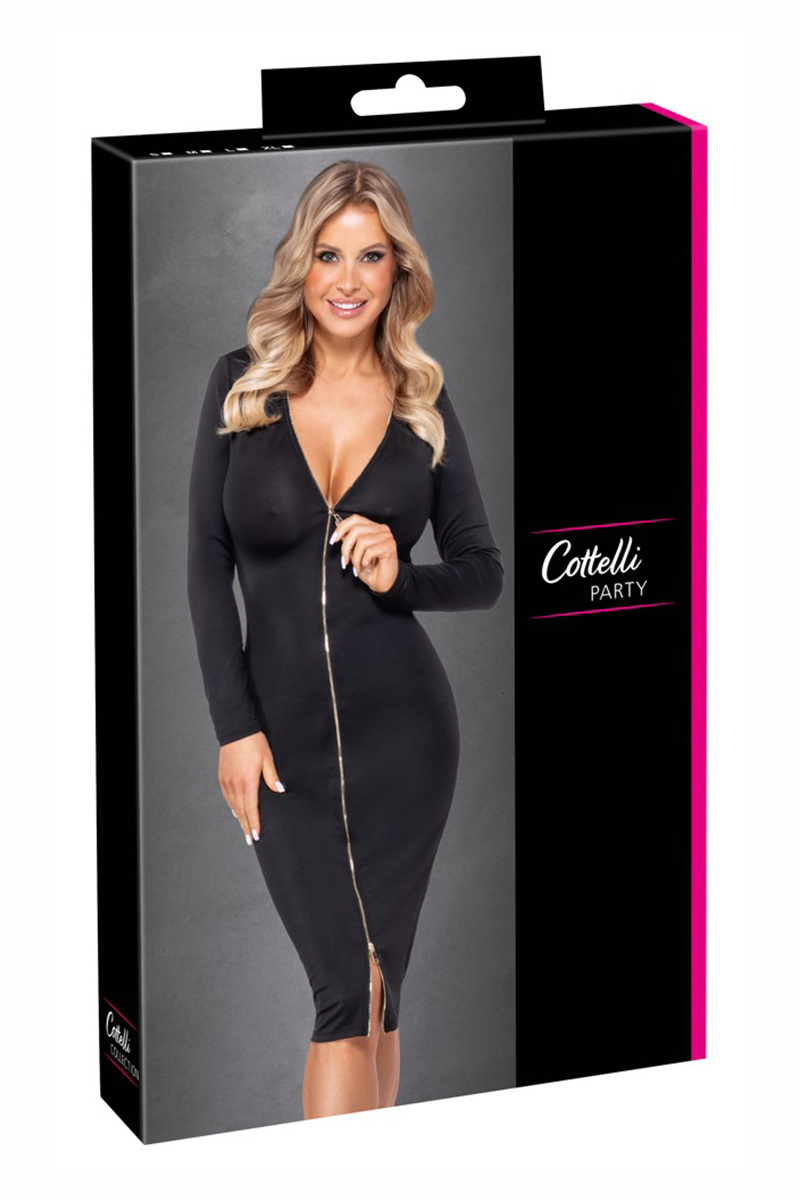 Robe noire à manches longues -  Cotelly Party