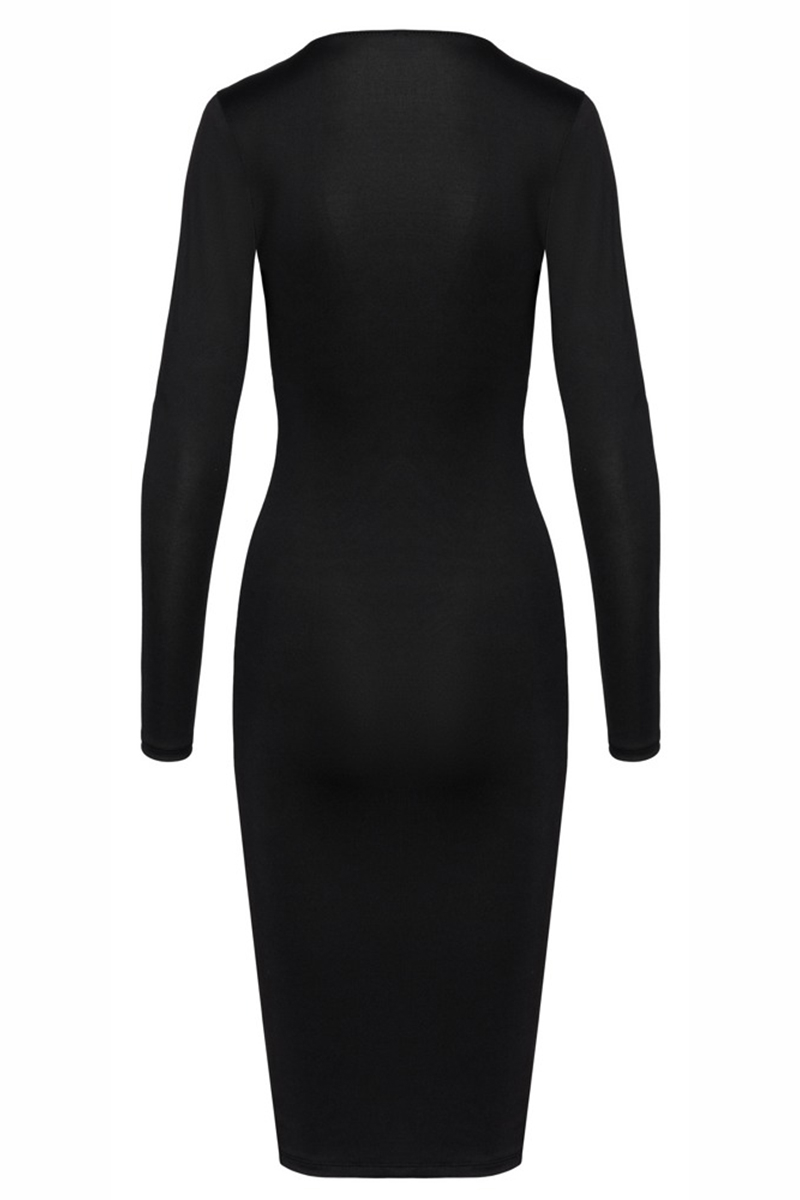 Robe noire à manches longues -  Cotelly Party