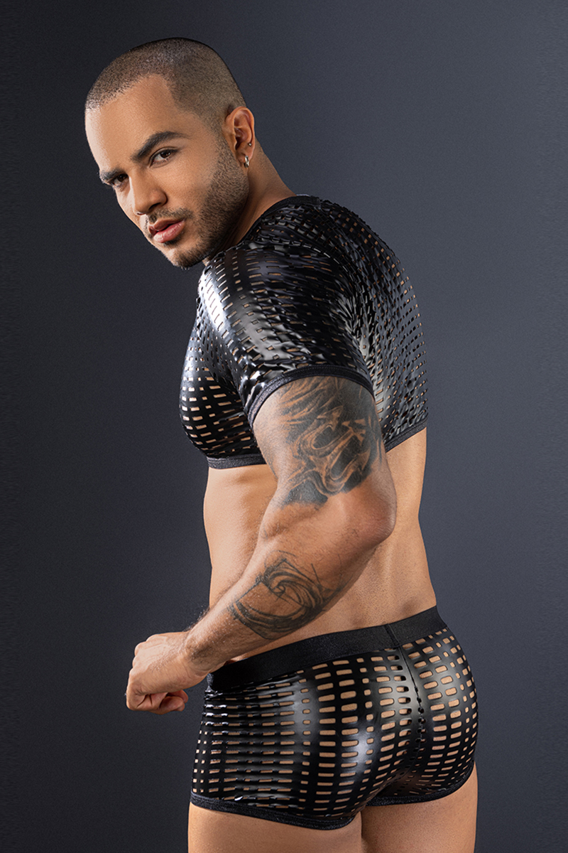 Ensemble top et boxer noir