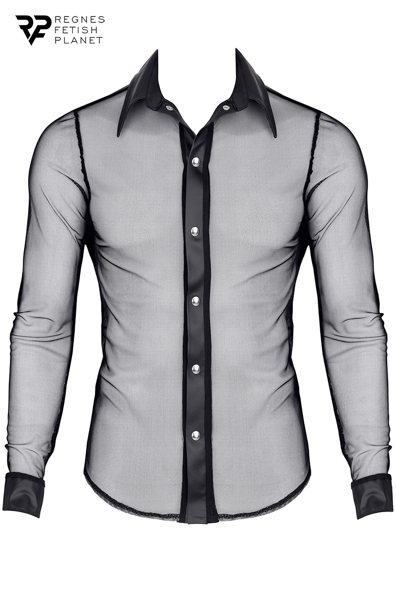 Chemise transparente Cesare