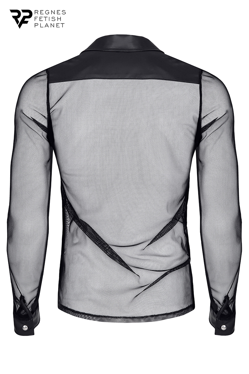 Chemise transparente Cesare