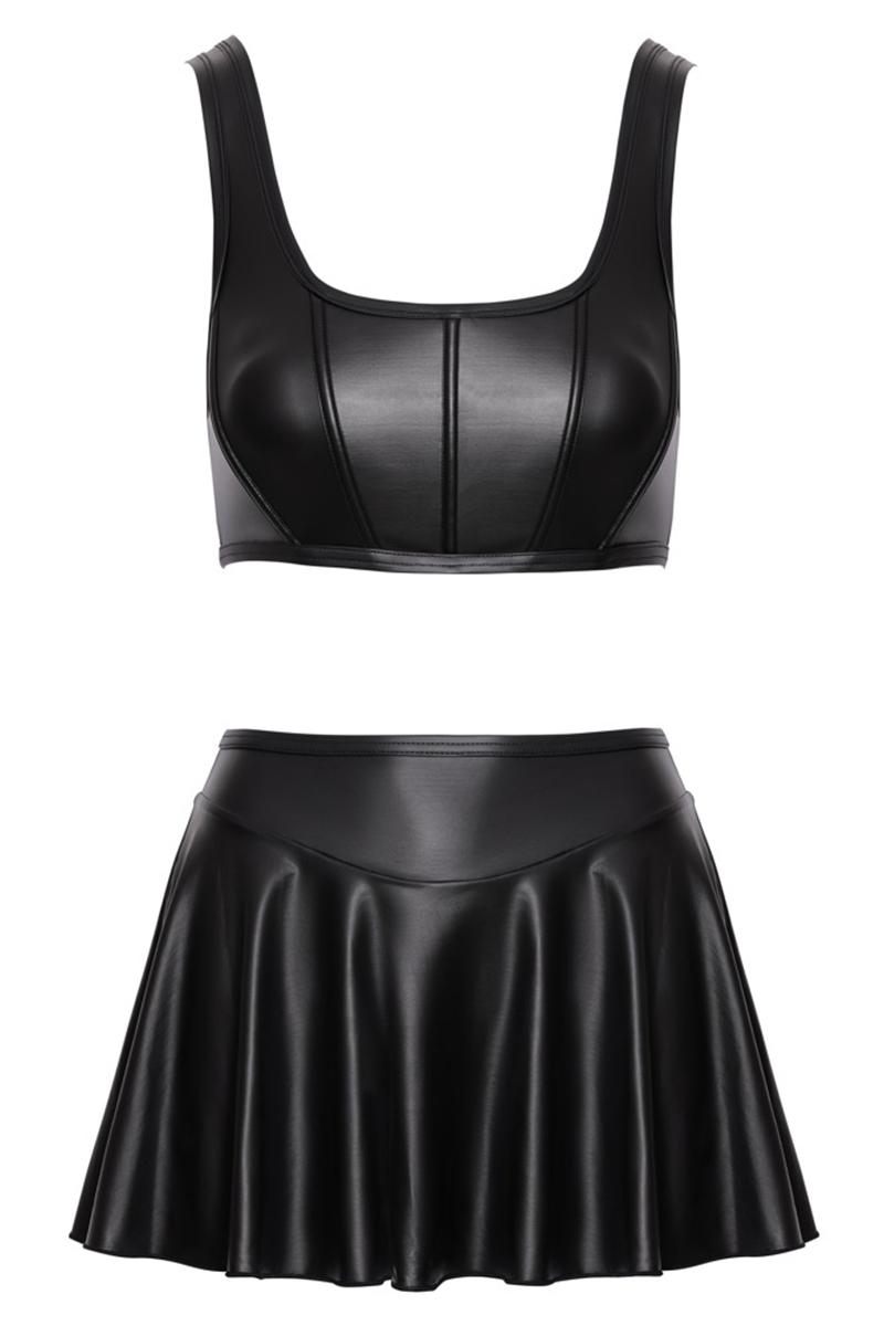 Ensemble Top bustier court et mini-jupe