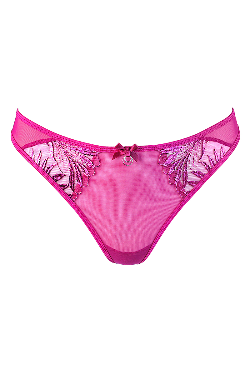 String Rose tulle et broderies V-10258