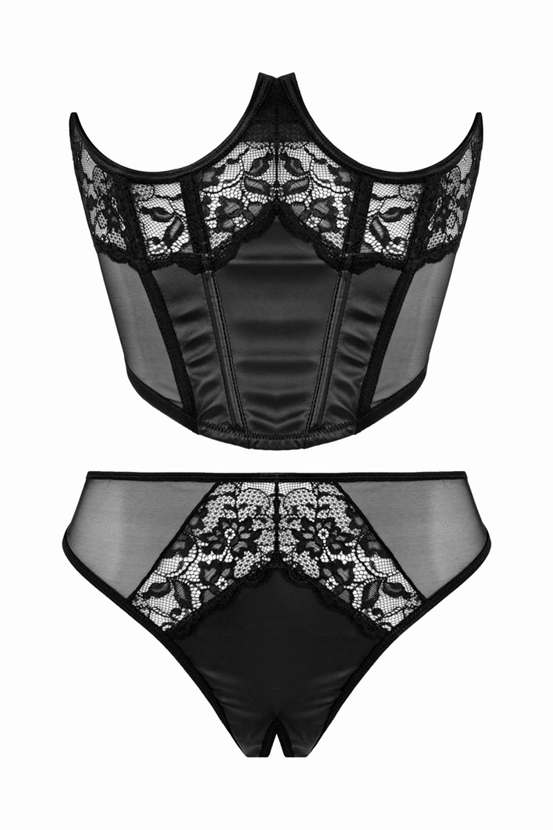 Ensemble bustier et string Tiara - Christine