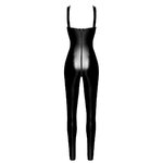 Combinaison lacée en wetlook Vixen F362 - Noir Handmade