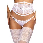 String blanc à clous dorés V-9798
