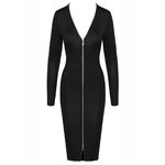 Robe noire à manches longues -  Cotelly Party