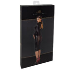 Robe fuseau Crystal F371 - Noir Handmade