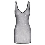 Mini robe maille et strass - Cottelli PARTY