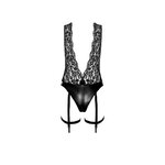 Body jarretelles Libido F297 wetlook et dentelle
