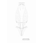 Ensemble body ouvert Renee blanc - Christine