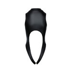 Body noir ouvert à lentrejambe - Cotelli Lingerie