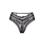 Tanga noir dentelle