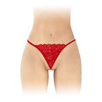 String avec perles Venusina - rouge