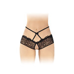 Culotte ouverte noire Celia - Fashion Secret
