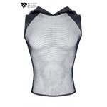 T-shirt à capuche en mesh