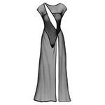 Robe longue en résille