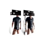 T-shirt wetlook noir