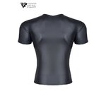 T-shirt wetlook noir