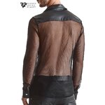 Chemise transparente Cesare