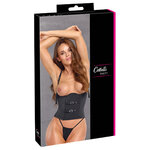 Ensemble corset seins nus noir - Cottelli PARTY