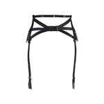 Porte-jarretelles dentelle Noir V-10362 - Axami