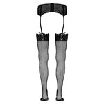 Bas résille noir - Cotelli Legwear