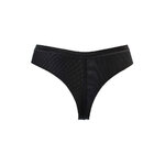 String tulle et dentelle noir V-10718