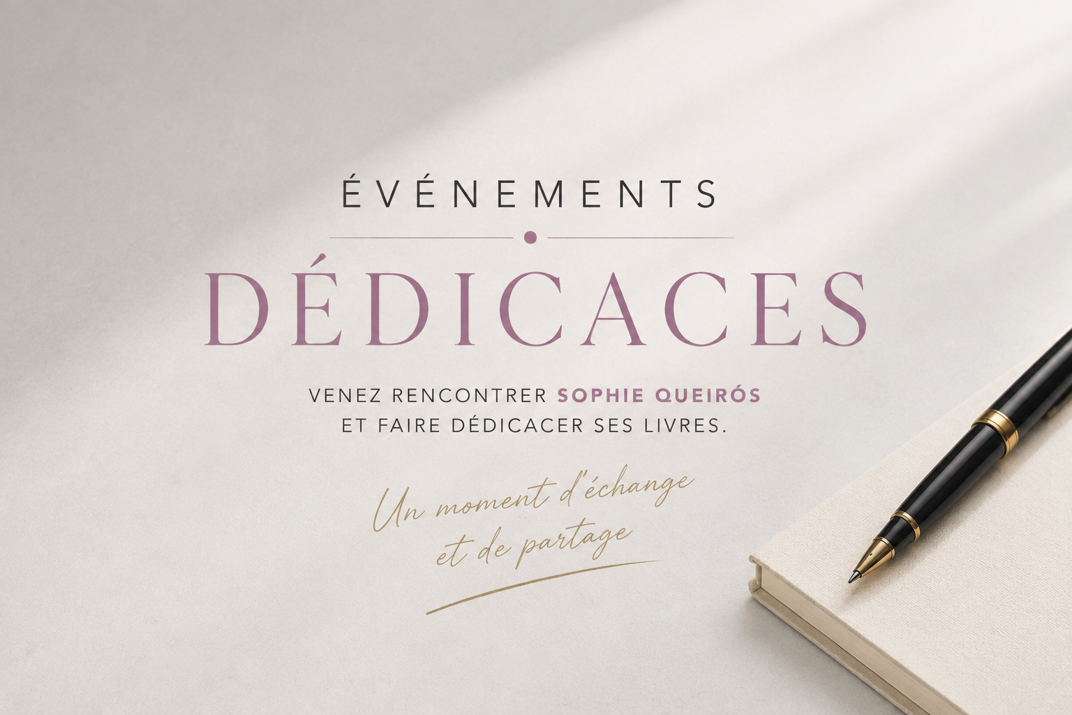 Prochains événements de Sophie Queiros