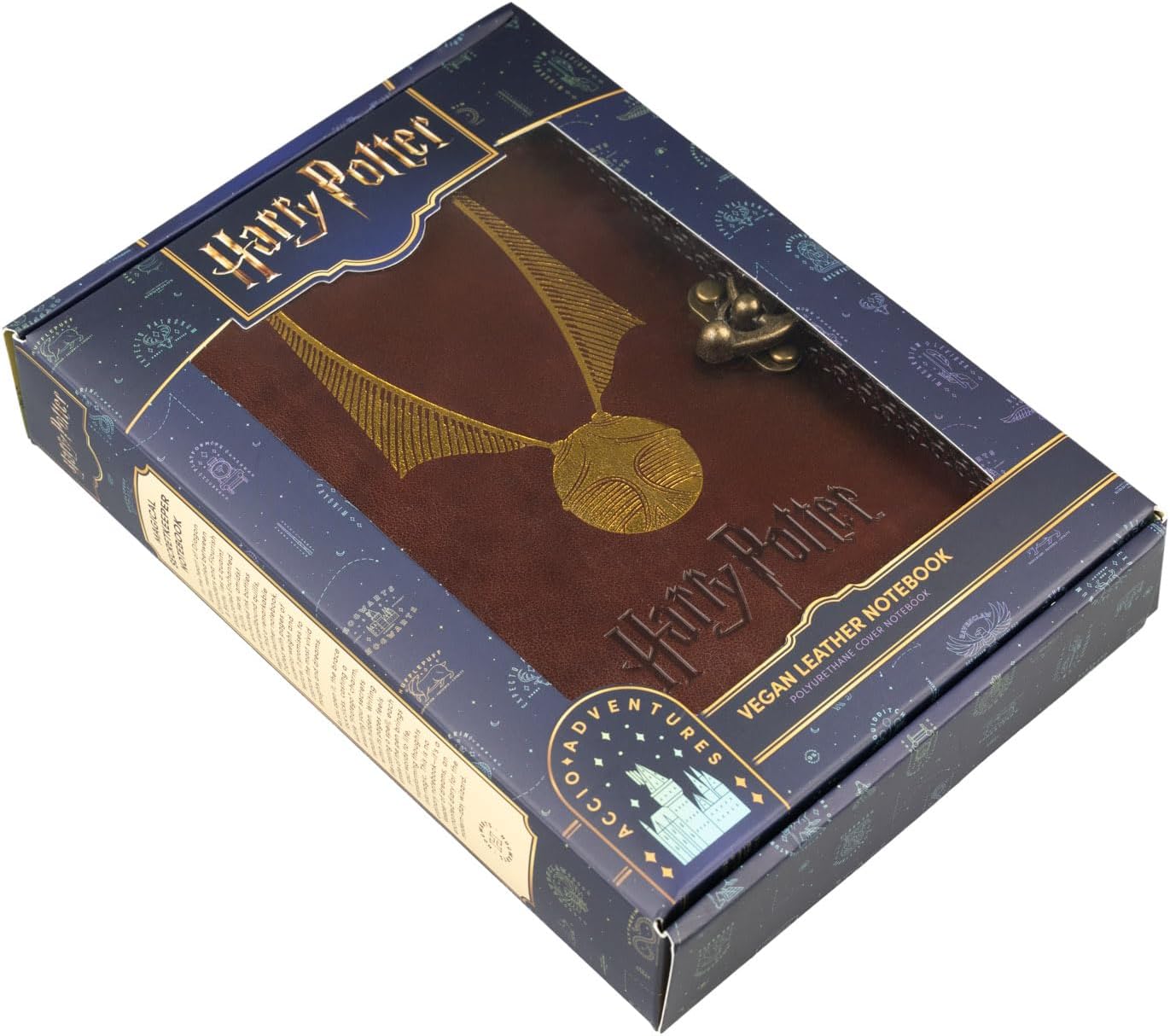 Carnet Harry Potter en simili cuir boitier