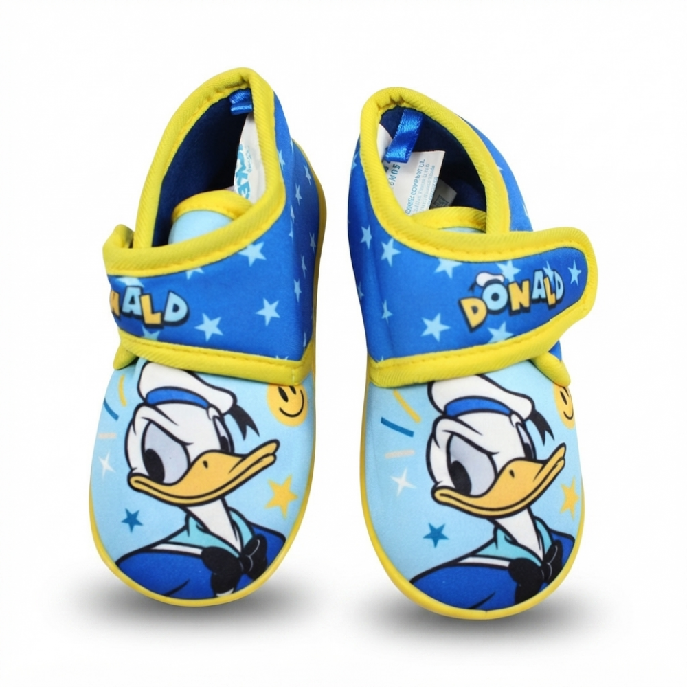 chaussons-garcon-disney-donald-vue-face