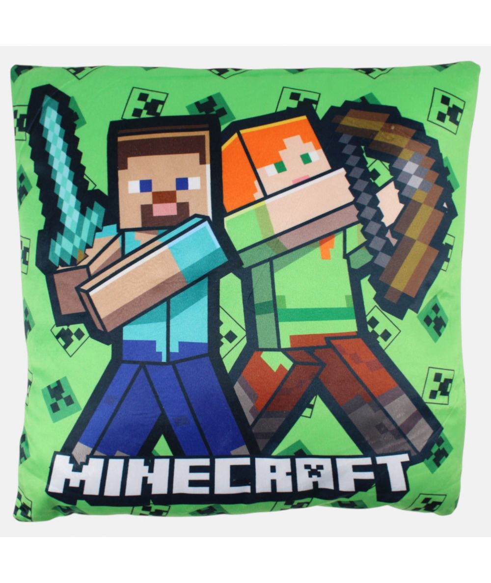coussin-minecraft-vert