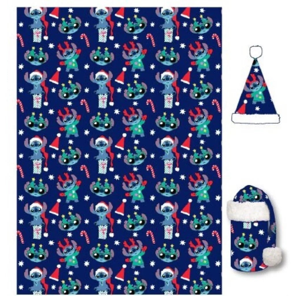 set-plaid-et-bonnet-de-noel-stitch-1