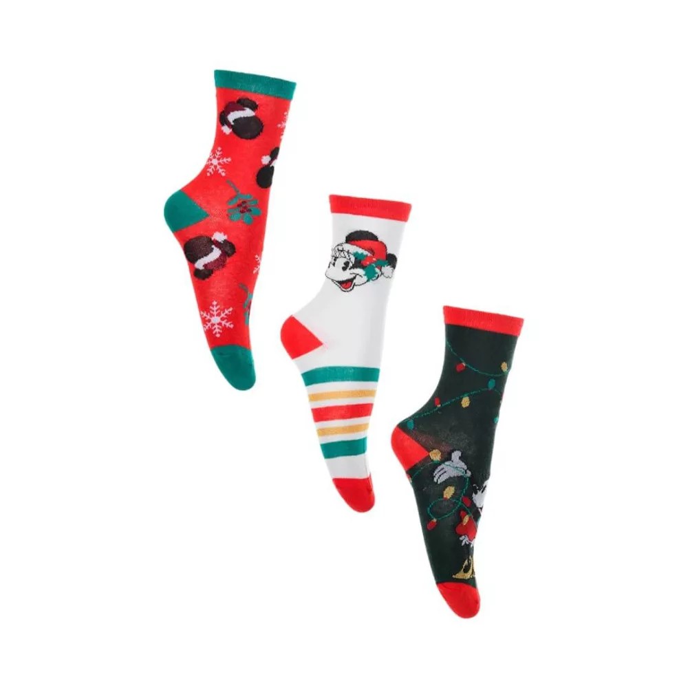chaussettes-de-noel-femme-minnie-lot-de-3-paires-1