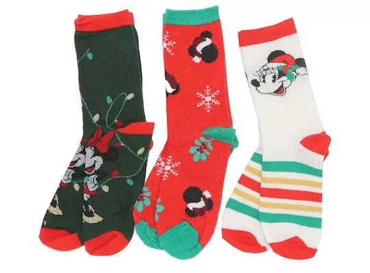 chaussettes-de-noel-femme-minnie-lot-de-3-paires-2