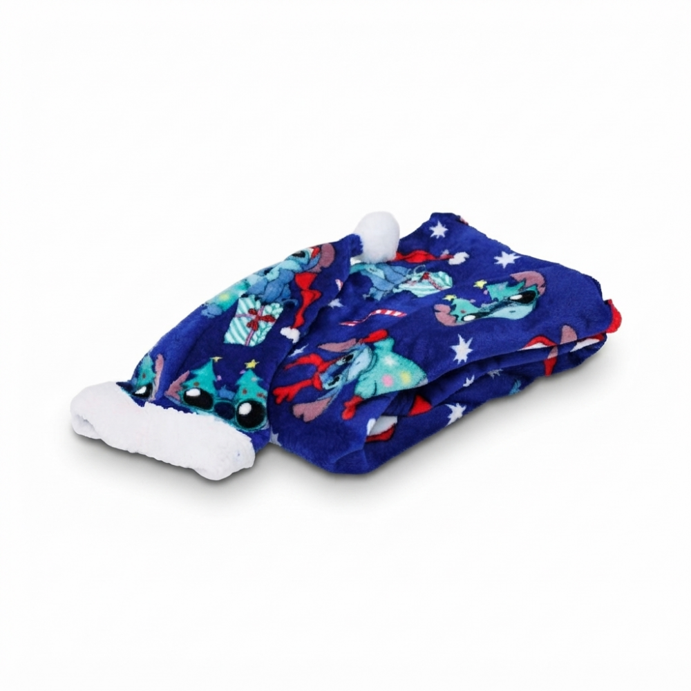 set-plaid-et-bonnet-de-noel-stitch-2
