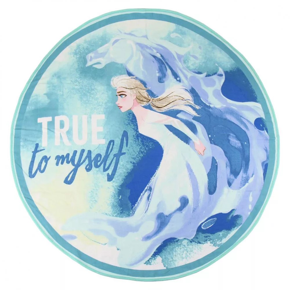 serviette-de-plage-ronde-frozen-ii-elsa-130-cm-1